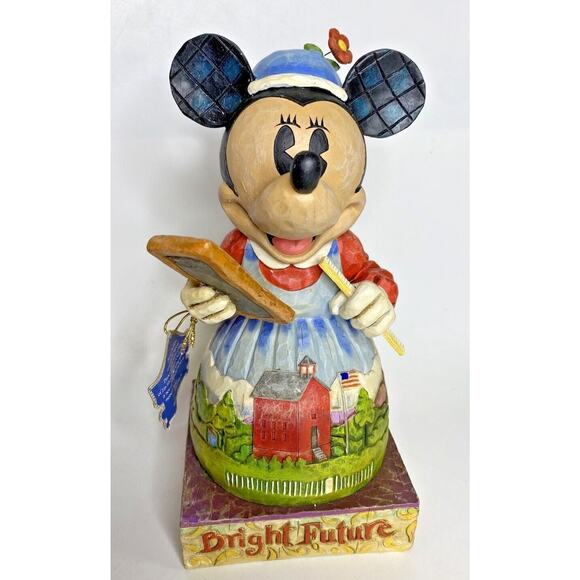 Jim Shore "Bright Future" Minnie Mouse Showcase Collection With Box SKU U7 - Picture 2 of 8